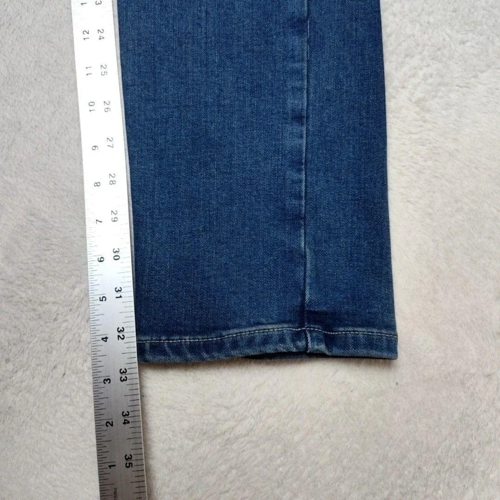 Paige Jeans Mens 33x33 Blue Lennox Straight Medium Wash Stretch Denim 5-Pocket
